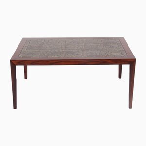 Coffee Table by Nils Thorsson / Royal Copenhagen for Haslev Møbelsnedkeri, 1970s