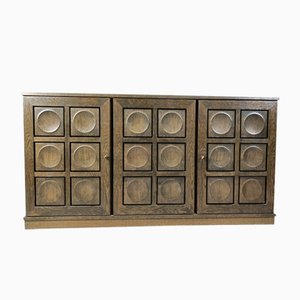 Graphical Brutalist Credenza, 1970s