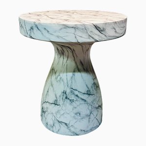 Coffee Table in Imitation Marble Resinated Ceramic
