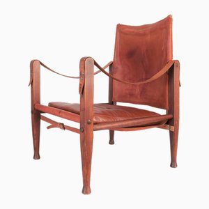 Safari Chair attributed to Kaare Klint for Rud. Rasmussen, 1940s