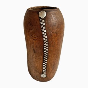 Vintage Tutsi Dose aus Holz, 1960er
