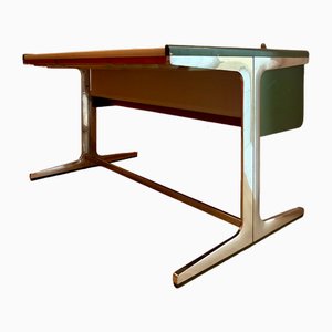 Midcentury Desk in Forest Green by George Nelson, 1960s
