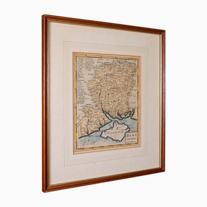 Antique County Map by Robert Morden, 1700