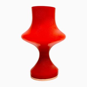 Stepan Tabera zugeschriebene Mid-Century Tischlampe aus Glas & Kupfer für Opp Jihlava, 1970er