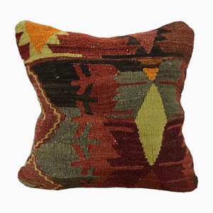 Oushak Area Kelim Kissen aus Wolle, 1960er