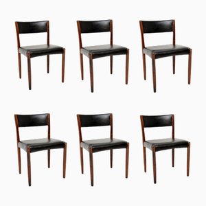 Chaises de Salle à Manger Vintage attribuées à Harry Østergaard pour Randers Møbelfabrik, 1960s, Set de 6