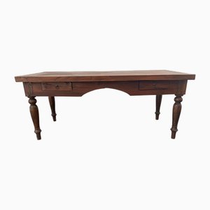 Anglo Indian Colonial Teak Schreibtisch, 1890er