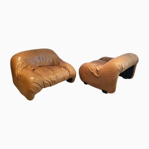 Set of Bonanza Sofas attributed to Afra & Tobia Scarpa, for C&b, Italy, 1975