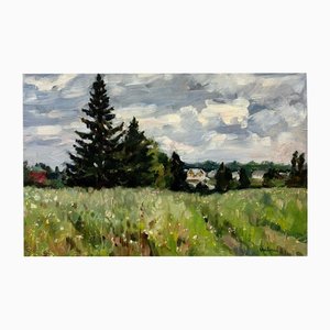 Boris Lavrenko, Landscape, Oil on Canvas, 1990s