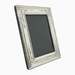 English Silver Picture Frame by P.J. Panton, 1985