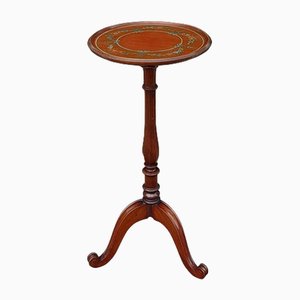 Mesa de vino eduardiana de caoba pintada
