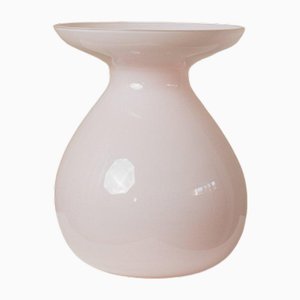 Pink Vintage Glass Vase by Barbro Wesslander & Pia Amsell for Ikea