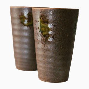 Vintage Ceramic Mugs by Matthias Jäckel for Keramikhof Naunhof, 1980s, Set of 2