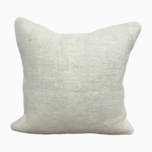Cuscino in canapa bianca, Turchia, 1960