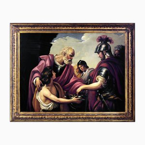 Ettore Frattini, Flavius Belisarius (Hommage an François-André Vincent), 1600er, Ölgemälde, gerahmt