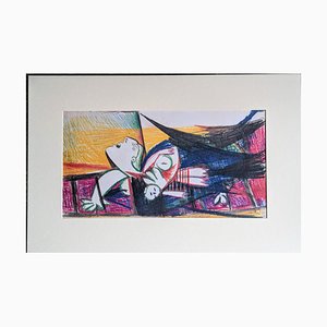 Pablo Picasso, Woman and Child: Preparatory Sketch for Guernica, Lithograph