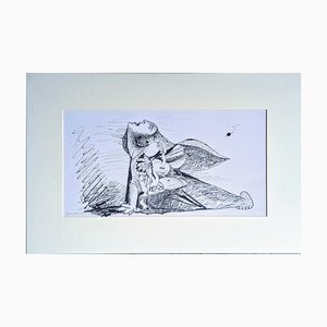 Pablo Picasso, Donna col bambino IV: Bozzetto preparatorio per Guernica, Litografia