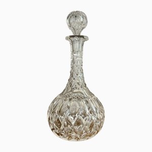 Antique Edwardian Cut Glass Decanter, 1900