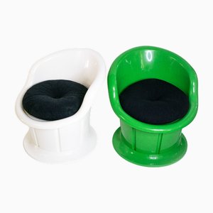 Fauteuil Popptorp Blanc de Ikea, 1990s