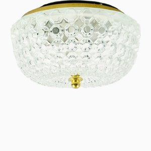 Large Mid-Century Bubble Glass Ceiling Light by Helena Tynell for Limburg, Germany, 1960s