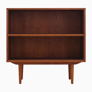 Skandinavisches Bücherregal aus orangefarbener Eiche