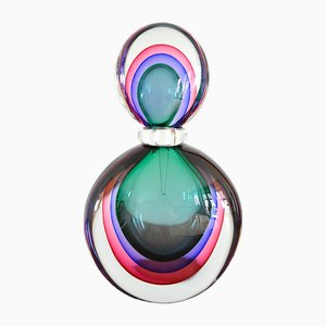 Bouteille Sommerso Murano 32cm par Luici Onesto, 1980s