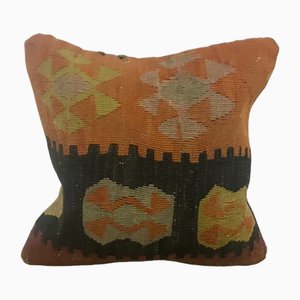Housse de Coussin Kilim Orange, 1960s