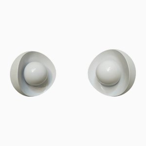 Lampade da parete in stile di Gino Sarfatti per Arteluce, anni '60, set di 2