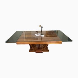 Mesa extensible francesa Art Déco vintage, años 20