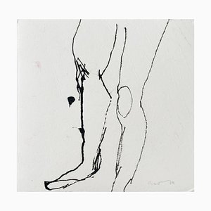 Marta Wakula, Nude, Ink Drawing on Paper, 2022