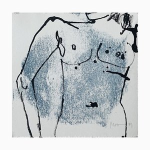 Marta Wakula, Nude, Ink Drawing on Paper, 2022