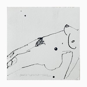 Marta Wakula, Nude, Ink Drawing on Paper, 2022