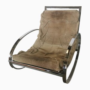 Ellipse Rocking Armchair by Renato Zevi, 1970