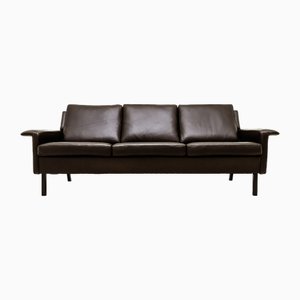 Dänisches Mid-Century Modell 3330 Ledersofa von Arne Vodder für Fritz Hansen, 1960er