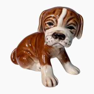 Porcelain Beagle Puppy Dog Figurine from Goebel, West Germany, 1960s