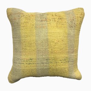 Housse de Coussin Jaune Vintage, Turquie, 1960s
