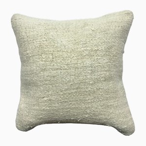 Vintage White Hemp Cushion Cover, 1960s