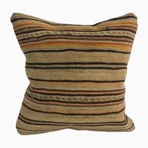 Türkischer Vintage Wollkissenbezug, 1960er