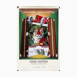 Poster Louis Vuitton Equator Run vintage, 1993