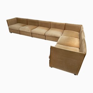 Sofá modular Landeau grande de Mario Bellini para Cassina, años 70. Juego de 7