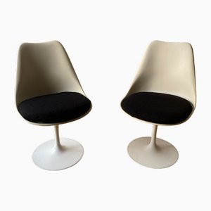 Rotierende Vintage Tulip Stühle von Eero Saarinen für Knoll International, 2er Set