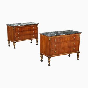 Commodes Empire Antique en Noyer