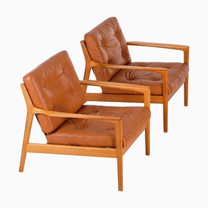 Set of USA-75 Chairs by Folke Olsson for Dux, 1960s