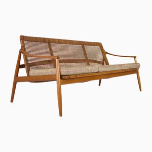 3-Seater Splint Bench by Egon Eiermann for Hartmut Lohmeyer, 1950s