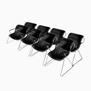 Sedie Penelope attribuite a Charles Pollock per Castelli, anni '80, set di 8