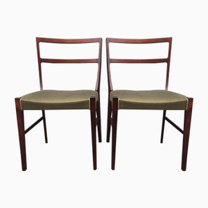 Set of Mid-Century Danish Rosewood Side Chairs by Bernhard Pedersen & Son