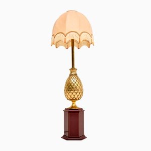 Lampe de Bureau Vintage en Laiton, France, 1970s