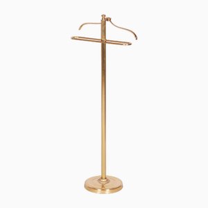 Mid-Cenutry Coat Hanger in Gilded Brass, France, 1950s