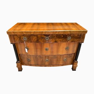 Cassettiera Biedermeier in noce, 1840