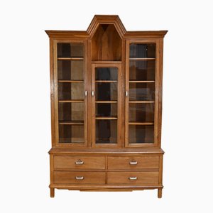Two-Body Community Cabinet in Oak, 1940s